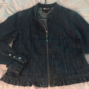 Super cute Christine Alexander jean jacket!